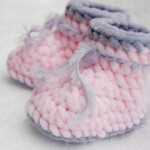 Háčkované botičky pro miminko